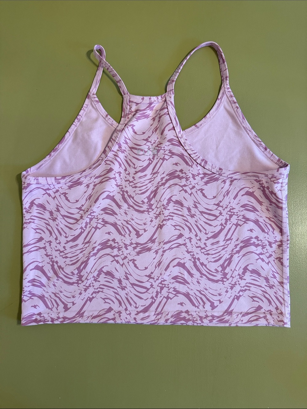 Fleo purple Patterned Racerback Tank Top - Picture 2 of 3